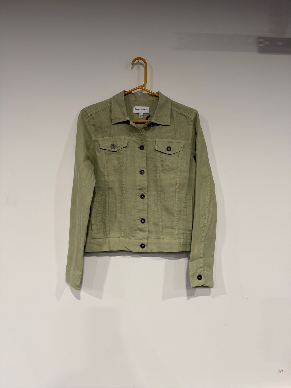 Michael Stars Jean Linen jacket- Seacrest